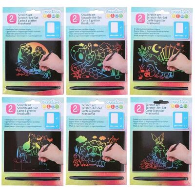 Creative kids Scratch Art Tiere assortiert Creative kids Scratch Art Tiere assortiert