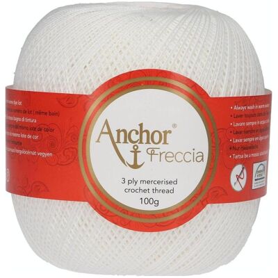 Anchor Freccia Stärke 12 100 g Stärke 12 ca. 570 m 07901 weiss 100 g, Garn + Wolle, Weiss Anchor Freccia Stärke 12 100 g Stärke 12 ca. 570 m 07901 weiss 100 g, Garn + Wolle, Weiss