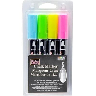 Marvy, Marker, Bistro Kreidemarker 4 Farben Marvy, Marker, Bistro Kreidemarker 4 Farben