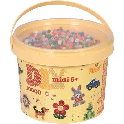 Hama Midi beads 10,000pcs pastel mix 68 (388068) Hama Midi beads 10,000pcs pastel mix 68 (388068)