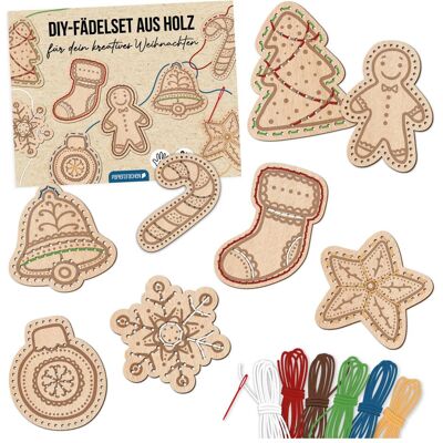 Papierdrachen Holzspielset mit Faden Weihnachten Papierdrachen Holzspielset mit Faden Weihnachten