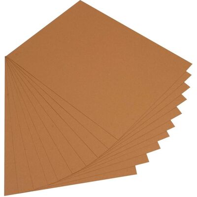 Folia, Bastelpapier, Fotokarton, (B)500 x (H)700 mm, 300 g/qm, rehbraun (300 g/m², 10x) Folia, Bastelpapier, Fotokarton, (B)500 x (H)700 mm, 300 g/qm, rehbraun (300 g/m², 10x)