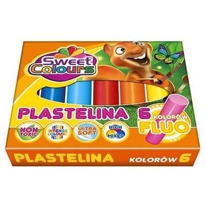 Sweet Colours, Modelliermasse, Fluo-Knetmasse, 6 Farben Sweet Colours, Modelliermasse, Fluo-Knetmasse, 6 Farben