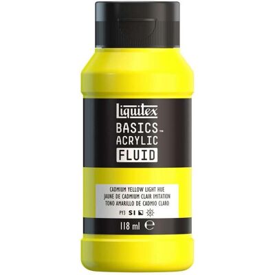 Liquitex - Basics Fluid - Cadmiumgelb Lichtton - Acrylfarbe Liquitex - Basics Fluid - Cadmiumgelb Lichtton - Acrylfarbe