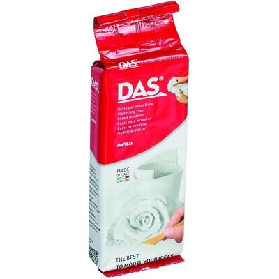 Das, Modelliermasse, Weisser Ton 250g Das, Modelliermasse, Weisser Ton 250g