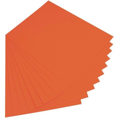 Folia, Bastelpapier, Tonpapier, DIN A4, 130 g/qm, orange (130 g/m², 100x) Folia, Bastelpapier, Tonpapier, DIN A4, 130 g/qm, orange (130 g/m², 100x)
