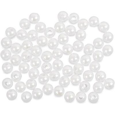 Andy 8 mm weisse Perlen Andy 8 mm weisse Perlen