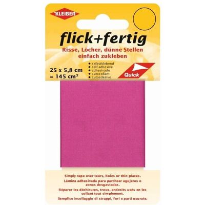 Kleiber flick+fertig 140 cm² pink 1 St, Nähzubehör, Pink Kleiber flick+fertig 140 cm² pink 1 St, Nähzubehör, Pink