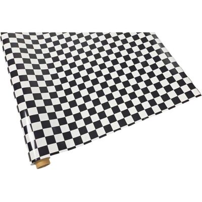 Planet-Hobby Bügelfolie Schwarz / Weiss Quadrat (2x2cm) 10 Meter Planet-Hobby Bügelfolie Schwarz / Weiss Quadrat (2x2cm) 10 Meter