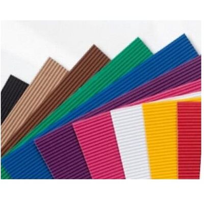 Bambino, Bastelpapier, Farbiger Wellpappe 25x35cm 10 Blatt (260 g/m², 10x) Bambino, Bastelpapier, Farbiger Wellpappe 25x35cm 10 Blatt (260 g/m², 10x)