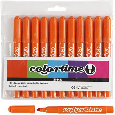 Creativ Company, Marker, Oranje Jumbo Stiften, 12st. (12x) Creativ Company, Marker, Oranje Jumbo Stiften, 12st. (12x)