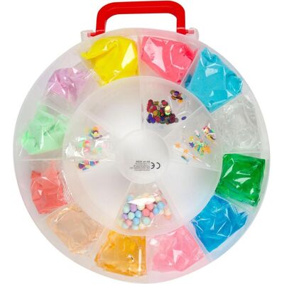 Toi-Toys Knetmasse-Rad, 12 Farben - 17 Stück. Toi-Toys Knetmasse-Rad, 12 Farben - 17 Stück.