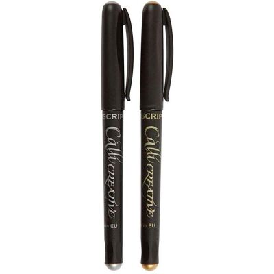 Creativ Company, Marker, Kalligrafiestifte - 2 Stück. (2x) Creativ Company, Marker, Kalligrafiestifte - 2 Stück. (2x)