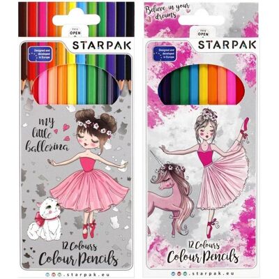 Starpak, Malstifte, 12 Buntstifte / 180 Ballerina Pu (12x) Starpak, Malstifte, 12 Buntstifte / 180 Ballerina Pu (12x)