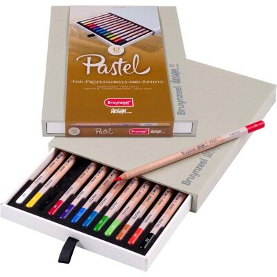 Bruynzeel, Malstifte, Pastellkreide-Buntstift design Pastel, 12er Box (12x) Bruynzeel, Malstifte, Pastellkreide-Buntstift design Pastel, 12er Box (12x)