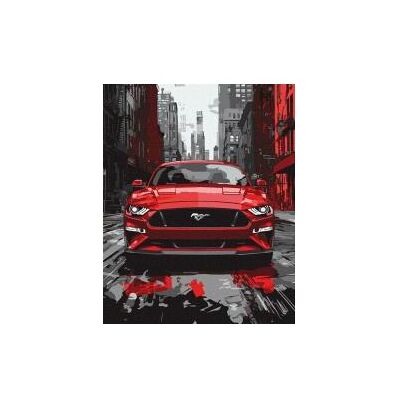 Ideyka Malen nach Zahlen - Roter Mustang 40x50cm Ideyka Malen nach Zahlen - Roter Mustang 40x50cm