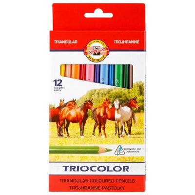 Koh-i-Noor, Malstifte, HARDTMUTH Trio-Buntstifte Triocolor Jumbo, ø5,6 mm (12) 1301-211 (12x) Koh-i-Noor, Malstifte, HARDTMUTH Trio-Buntstifte Triocolor Jumbo, ø5,6 mm (12) 1301-211 (12x)