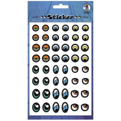 Ursus, Sticker, Sticker 'Augen' bunt (1 Sticker) Ursus, Sticker, Sticker 'Augen' bunt (1 Sticker)
