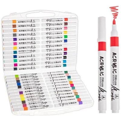 iLike, Marker, Toys Marker Set 60 Colors Dual-Tip Professional Drawing Markers Multicolor (60x) iLike, Marker, Toys Marker Set 60 Colors Dual-Tip Professional Drawing Markers Multicolor (60x)