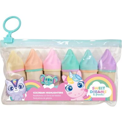 Kids Licensing, Marker, Einhorn LeuchtstifteSet (6x) Kids Licensing, Marker, Einhorn LeuchtstifteSet (6x)