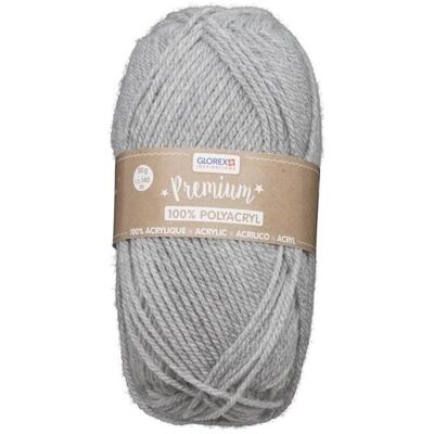 Glorex Premium 100% Acryl, Garn + Wolle, Grau Glorex Premium 100% Acryl, Garn + Wolle, Grau