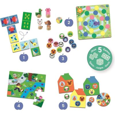 Djeco Auf dem Bauernhof (5 Spiele) (mult) Djeco Auf dem Bauernhof (5 Spiele) (mult)