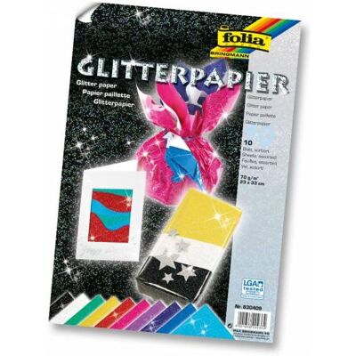 Magni, Bastelpapier, Glitter-Papier (70 g/m², 1x) Magni, Bastelpapier, Glitter-Papier (70 g/m², 1x)