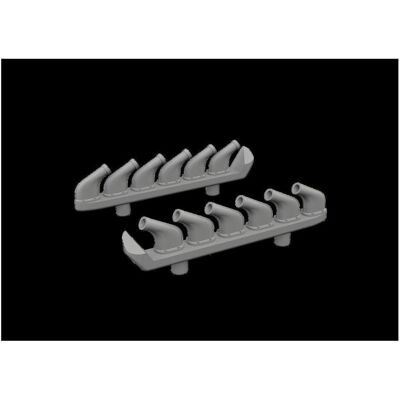 Eduard P-51D exhaust stacks PRINT Eduard P-51D exhaust stacks PRINT