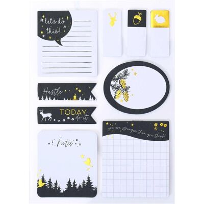 Papierdrachen, Haftnotiz, Sticky Notes Weihnachten - Winterwald Papierdrachen, Haftnotiz, Sticky Notes Weihnachten - Winterwald