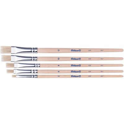 Pelikan Pinsel, Schulmalpinsel Pinsel Starter-Set mit 5 Borstenpinseln Pelikan Pinsel, Schulmalpinsel Pinsel Starter-Set mit 5 Borstenpinseln
