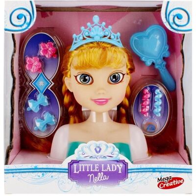 Creative Frisierkopf, Nella Princess Stylingkopf Creative Frisierkopf, Nella Princess Stylingkopf