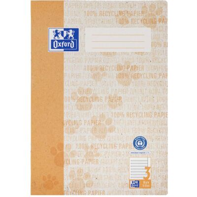 Oxford, Heft + Block, Recycling Schulheft, A4, Lineatur 3 (A4, Kein Einband) Oxford, Heft + Block, Recycling Schulheft, A4, Lineatur 3 (A4, Kein Einband)