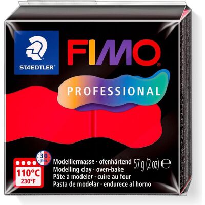 Fimo, Modelliermasse, Mod.masse prof 57g rot Fimo, Modelliermasse, Mod.masse prof 57g rot