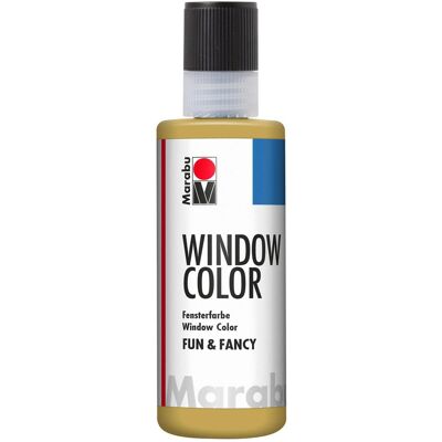 Marabu, Künstlerfarbe + Bastelfarbe, Window Color Konturenfarbe "Fun & Fancy" gold (80 ml) Marabu, Künstlerfarbe + Bastelfarbe, Window Color Konturenfarbe "Fun & Fancy" gold (80 ml)