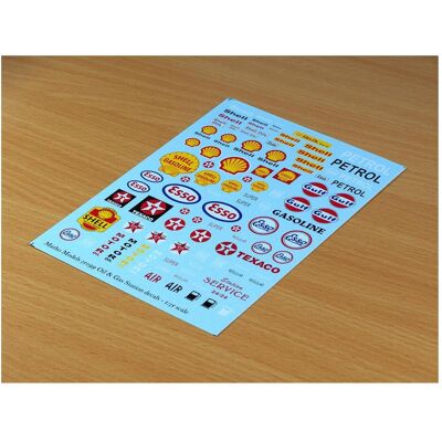 Matho Models Oil & Gas Station decals Matho Models Oil & Gas Station decals