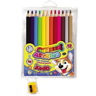 Astra, Malstifte, Jumbo-Rundstifte 12 Farben Astrino (12x) Astra, Malstifte, Jumbo-Rundstifte 12 Farben Astrino (12x)