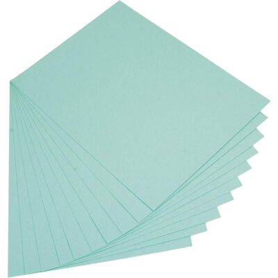 Folia, Bastelpapier, Fotokarton, (B)500 x (H)700 mm, 300 g/qm, mint (300 g/m², 10x) Folia, Bastelpapier, Fotokarton, (B)500 x (H)700 mm, 300 g/qm, mint (300 g/m², 10x)