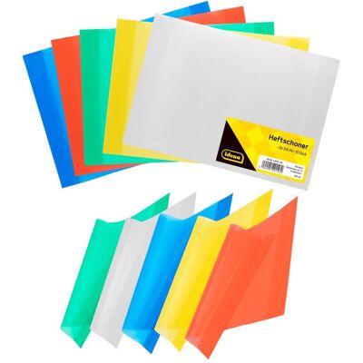 Idena, Heft + Block, Heftschoner A4 2x 5 Farben transparent (A4, Harter Einband) Idena, Heft + Block, Heftschoner A4 2x 5 Farben transparent (A4, Harter Einband)