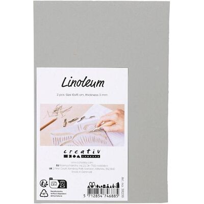 Creativ Company, Stempel, Stempel Zubehör Linoleumplatte 10 x 15 cm, 2 Stück Creativ Company, Stempel, Stempel Zubehör Linoleumplatte 10 x 15 cm, 2 Stück
