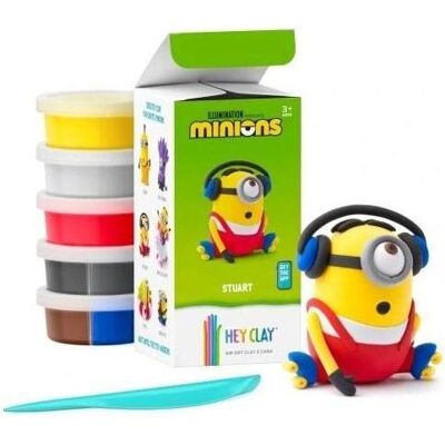 Tm, Modelliermasse, Hey Clay – Minions: Stuart mit Zubehör Tm, Modelliermasse, Hey Clay – Minions: Stuart mit Zubehör