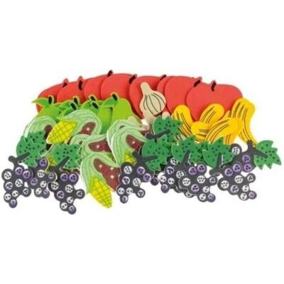 Brewis, Sticker, Obst- und Gemüseschaumaufkleber 51 Stk (51 Sticker) Brewis, Sticker, Obst- und Gemüseschaumaufkleber 51 Stk (51 Sticker)