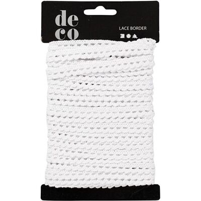 Creativ Company Spitzenband Weiss, 10m Creativ Company Spitzenband Weiss, 10m