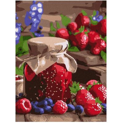 Ideyka Malen nach Zahlen - Himbeermarmelade Ideyka Malen nach Zahlen - Himbeermarmelade