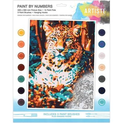 Dalprint Malen nach Zahlen - Leopard Dalprint Malen nach Zahlen - Leopard