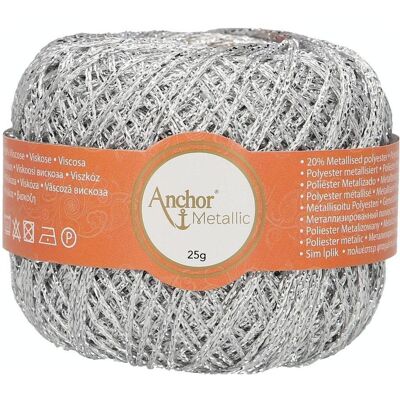 Anchor Artiste Metallic 25 g 00301 25 g, Garn + Wolle, Mehrfarbig Anchor Artiste Metallic 25 g 00301 25 g, Garn + Wolle, Mehrfarbig