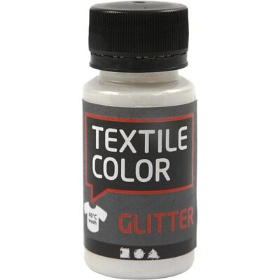 Creativ Company, Künstlerfarbe + Bastelfarbe, Textilfarbe Transparenter Glitzer für Textilfarbe, 50 ml (50 ml) Creativ Company, Künstlerfarbe + Bastelfarbe, Textilfarbe Transparenter Glitzer für Textilfarbe, 50 ml (50 ml)