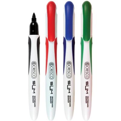 Cresco, Marker, Schlanker, trocken abwischbarer Marker in 4 Farben (4x) Cresco, Marker, Schlanker, trocken abwischbarer Marker in 4 Farben (4x)