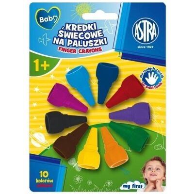Teka, Malstifte, Fingermalstifte 10 Farben ASTRA (10x) Teka, Malstifte, Fingermalstifte 10 Farben ASTRA (10x)