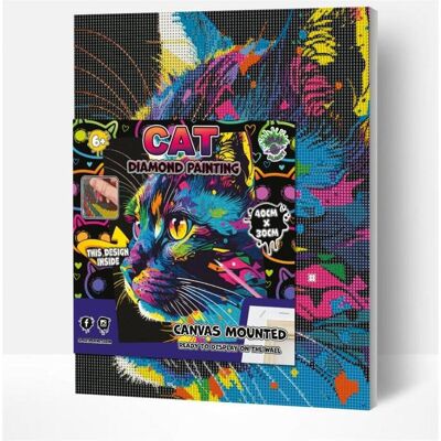 Planet Diamond art p lrred 30x40cm, kat (ny) Planet Diamond art p lrred 30x40cm, kat (ny)