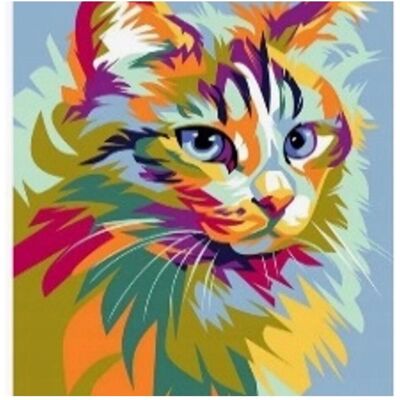 Norimpex Diamantov kleiner Ofen Pastelov Cat 30x40cm Norimpex Diamantov kleiner Ofen Pastelov Cat 30x40cm